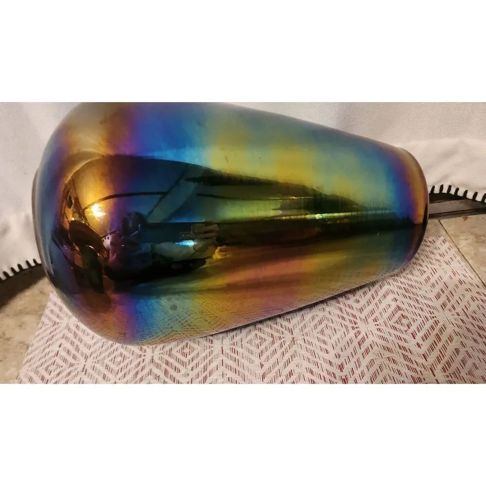 SL Cambridge glass hand blown vase